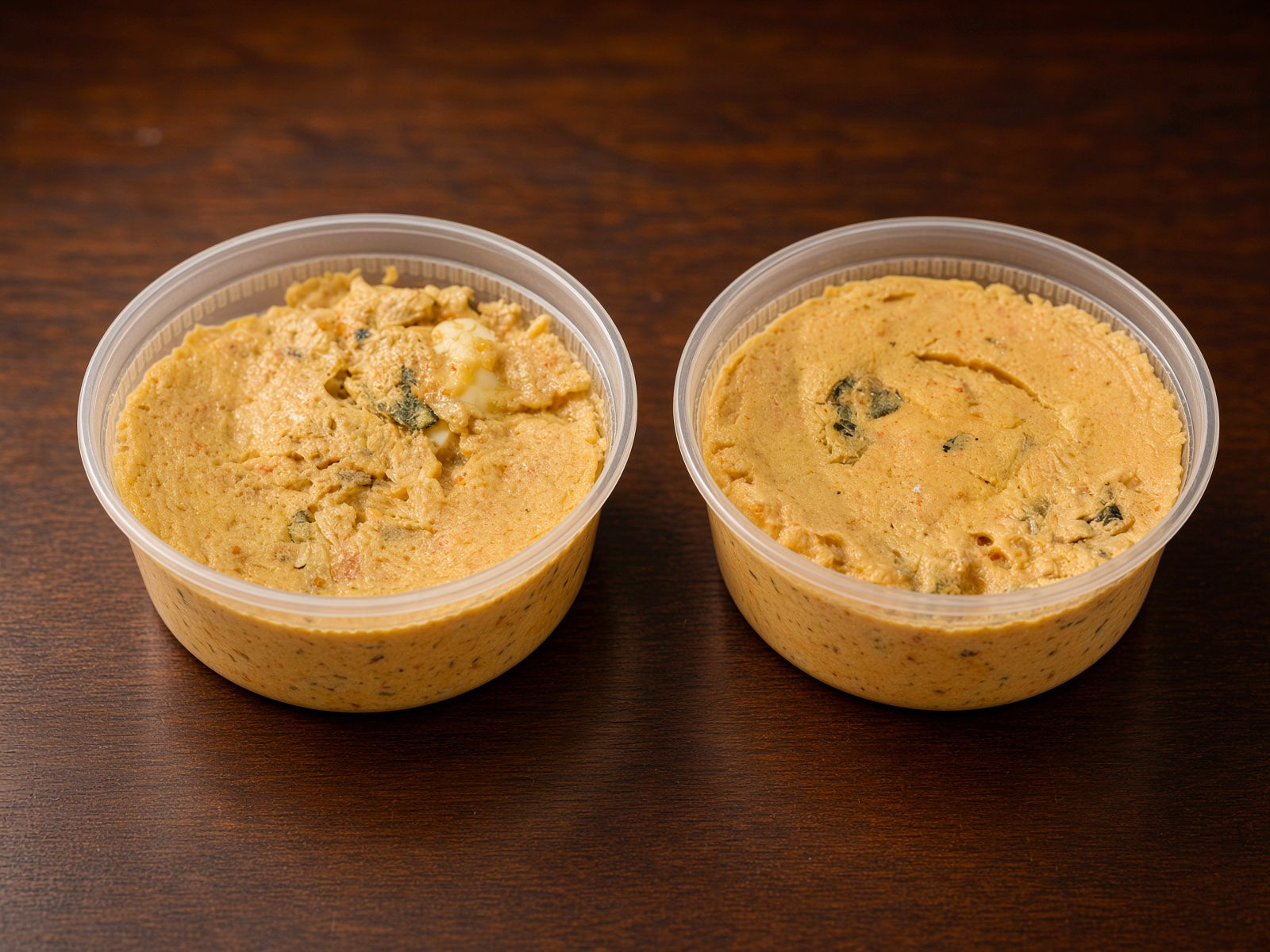 Containers of homemade Beyond Salad Moi Moi